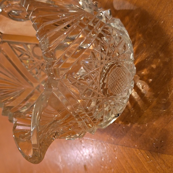 Antique American Brilliant Period Cut Glass Crystal Creamer & Sugar Set - Picture 15 of 16